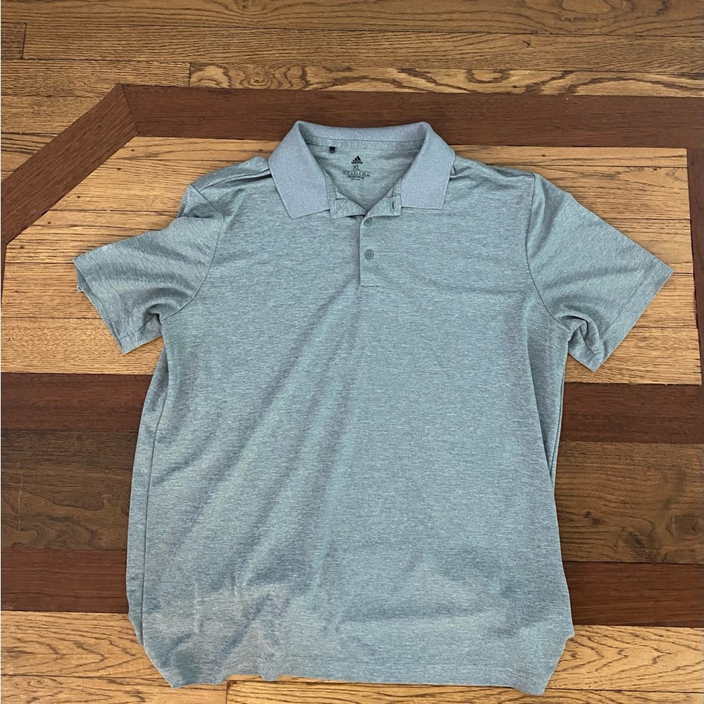 Adidas Originals Gray Polo Shirt Classic Design